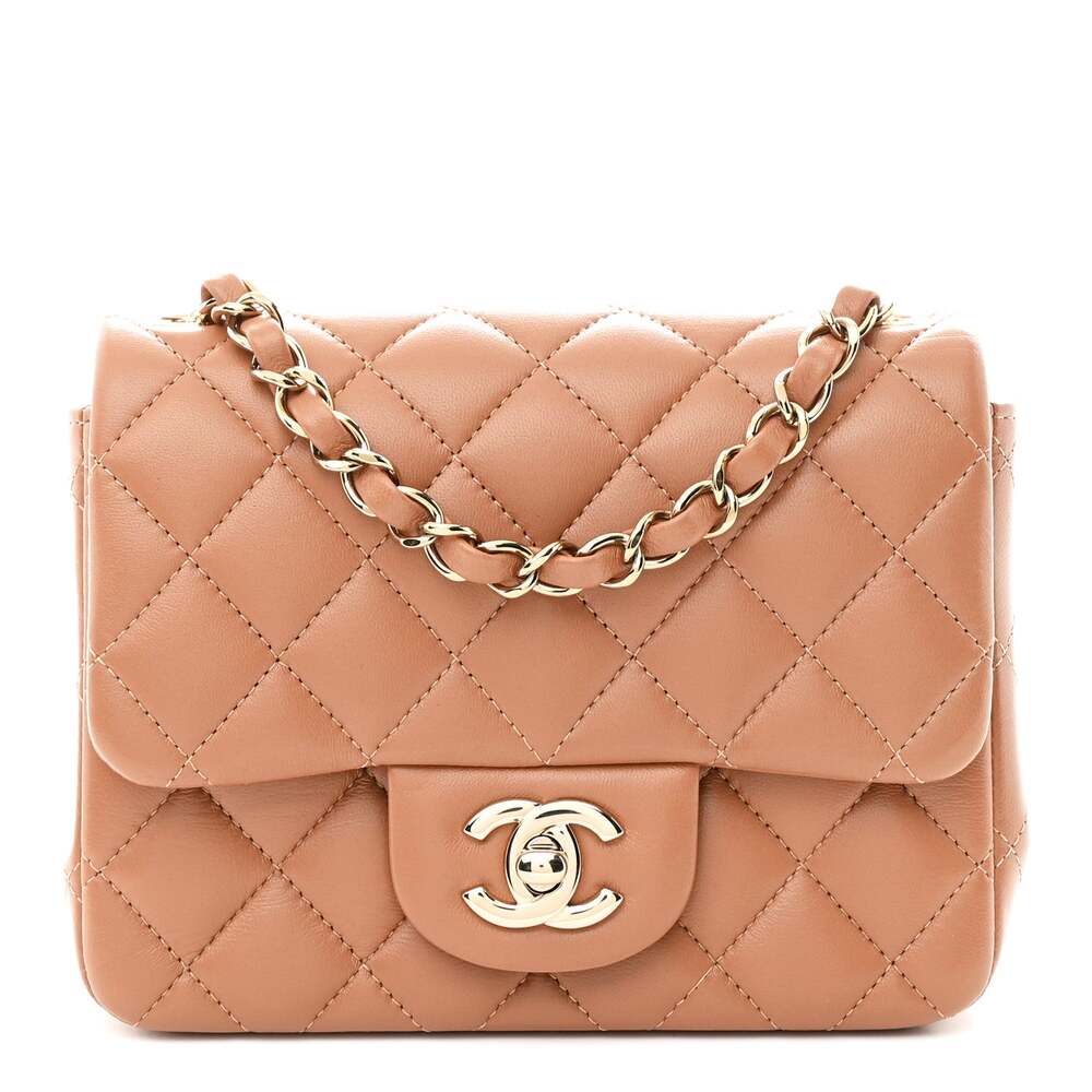 Chanel Lambskin Quilted Mini Square #263353C66B